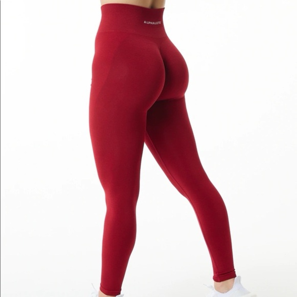 Alphalete Amplify Leggings “Scarlet”